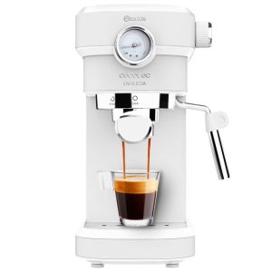 **اسپرسوساز Cafelizzia 790 White Pro**   ☕ **فشار 20 بار** برای عصاره‌گیری کامل و طعم غنی | 🔥 **سیستم گرمایش سریع Thermoblock** برای آماده‌سازی فوری   🎛️ **حالت خودکار برای 1 و 2 فنجان** | 🥛 **نازل بخار چرخشی** برای تهیه کاپوچینو و لاته با فوم عالی   **کد: 1652**