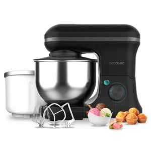 🍰 همزن کاسه‌دار Cecomixer Merengue 5L 1200 Black (4381) با توان 1200 وات و کاسه 5 لیتری، یک ابزار حرفه‌ای برای شیرینی‌پزی و آشپزی است! 🔹 دارای ۵ عملکرد متنوع، طراحی شیک و لوازم جانبی مخصوص هم زدن و ورز دادن خمیر برای آماده‌سازی سریع و آسان انواع مخلوط‌ها!
